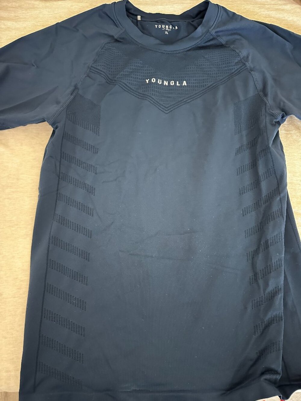 Blue YoungLA Compression Tee XL